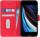 Apple iPhone 7/8/SE 2020 Vintage Hoesje - Rood