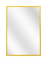 Spiegel met Luxe Aluminium Lijst - Mat Goud - 60x80 cm