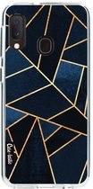 Casetastic Samsung Galaxy A20e (2019) Hoesje - Softcover Hoesje met Design - Navy Stone Print
