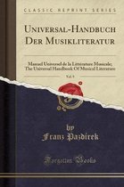 Universal-Handbuch Der Musikliteratur, Vol. 9