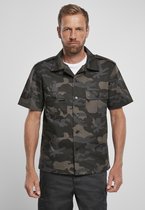 Heren Shirt US Shirt Ripstop shortsleeve dark camo