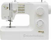 Minerva M320 - vrije arm naaimachine - 34 steek programma's en accesoires - Wit