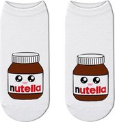 Fun sokken schattig Nutella potje met ogen (31009)