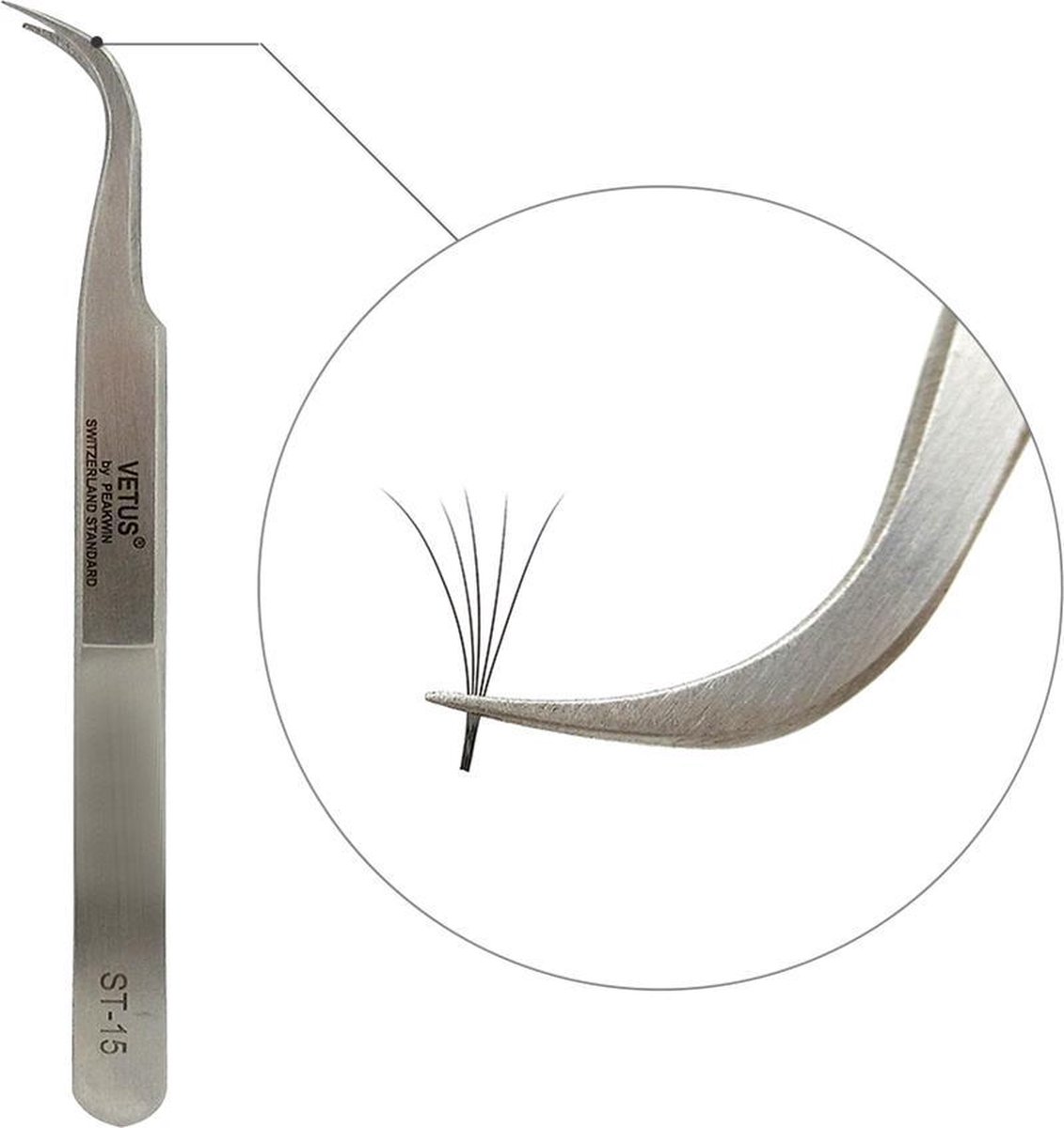 Eyelash Vetus Tweezer ST-15 / Pincet