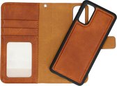 Samsung Galaxy S20 Plus 2-in-1 Wallet Case cognac bruin