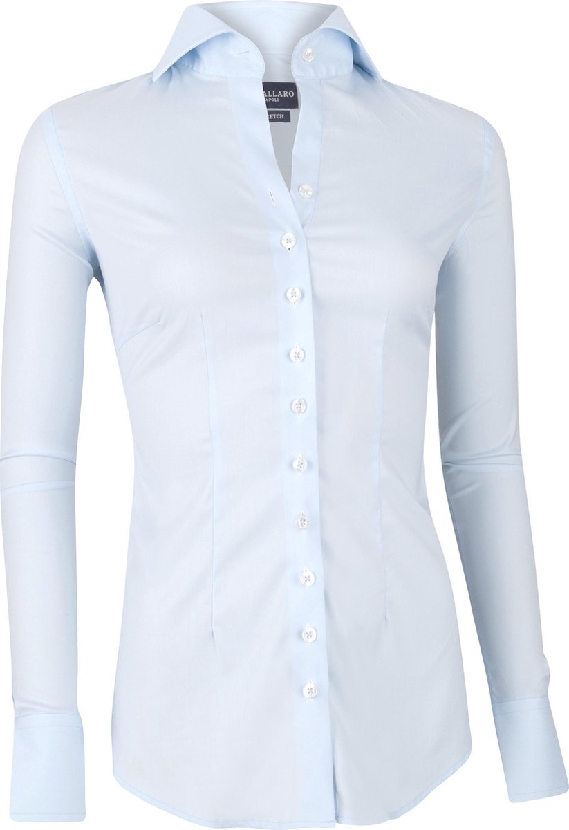 symbool monteren Moeras Cavallaro Napoli - Dames Blouse - NOS/Basic Lichtblauw (250999003-600000) -  Maat 42 | bol.com