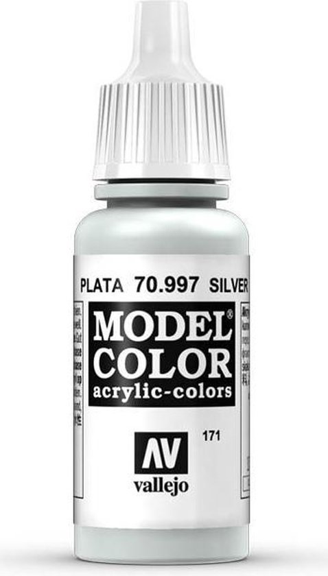 Peinture vallejo model color 70.997 silver