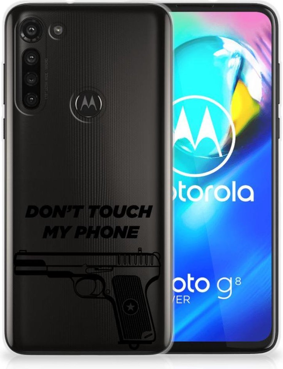 Motorola Moto G8 Power Silicone-hoesje Pistol DTMP