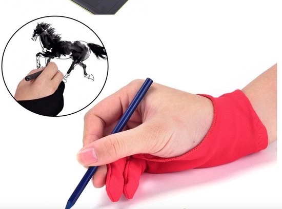 OTraki Lot de 4 Gants de Dessin Anti Fouling Gant Tablette OTraki Lot de 4 Gants de Dessin Anti Fouling Gant Tablette