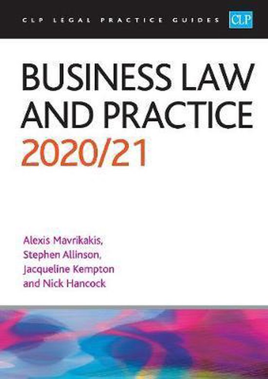 Business Law and Practice 2020/2021 - cover