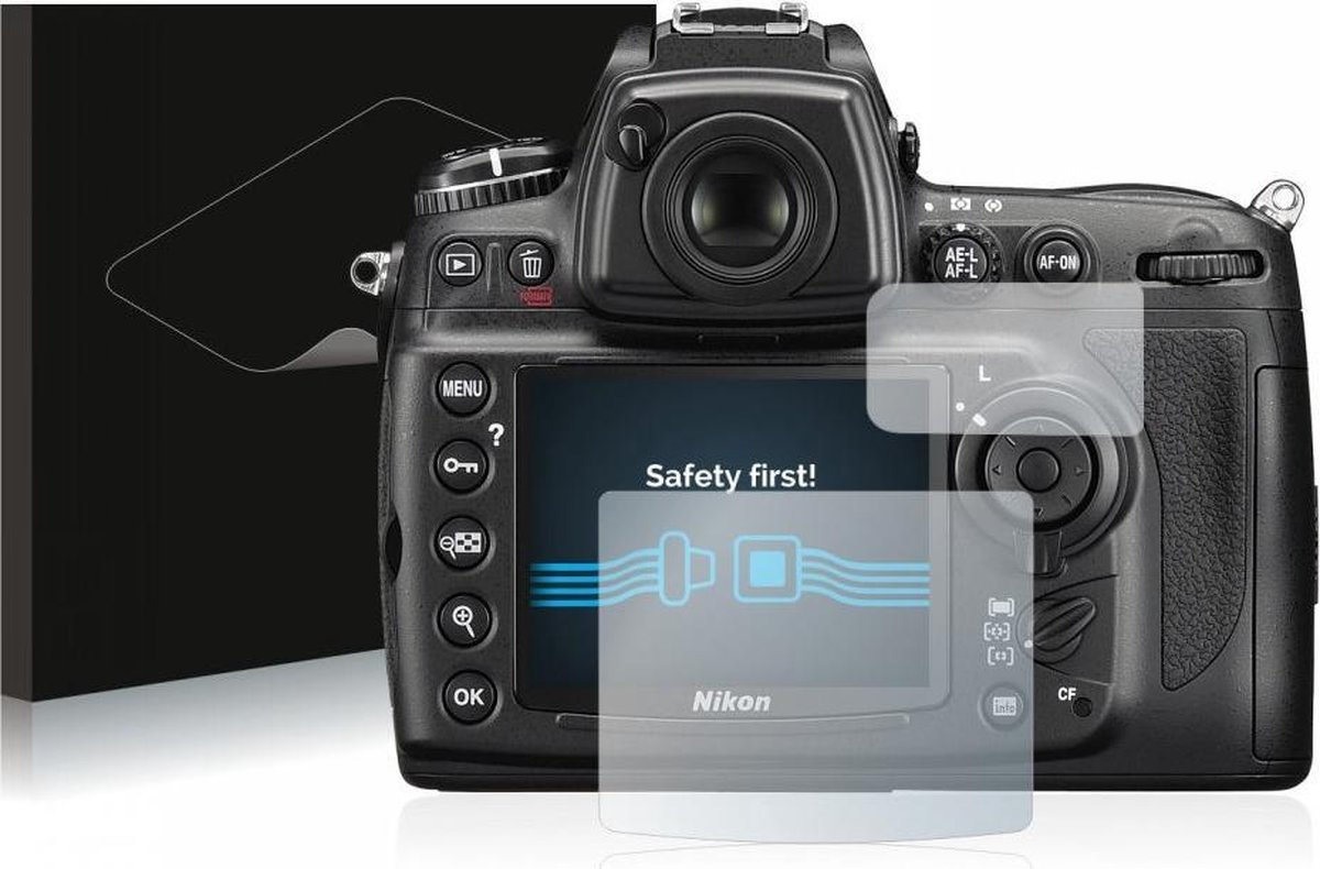 UwCamera - 2x Heldere Screenprotector - Geschikt voor de Nikon D700 - type: Ultra-Clear