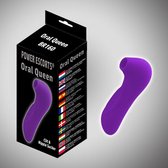 Power Escorts Oral Queen Paarse Luchtdruk Vibrator - Oplaadbaar - Clitoral Stimulator - 10 Mode - BR160