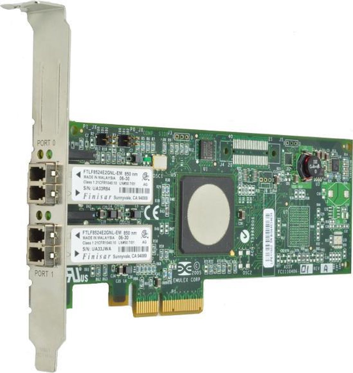 Emulex LPE12002-M8 interfacekaart/-adapter Fiber Intern