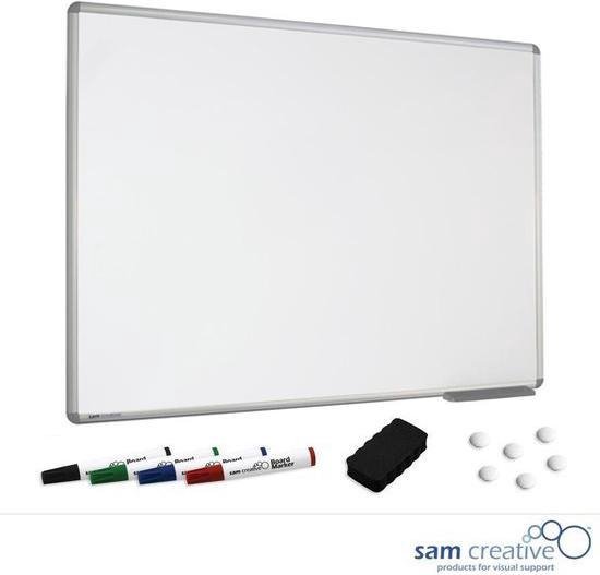 Whiteboard Classic Series 120x240 + Starter kit | Magnetisch whiteboard | Whiteboard met starter kit