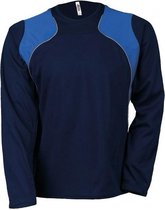 Proact Tweekleurige Training Sweater PA300 - Royal-Navy - Maat XL