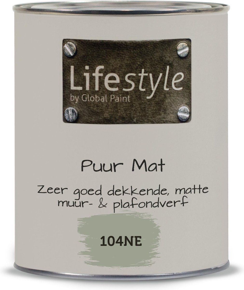 Lifestyle Puur Mat - Muurverf - 104NE - 1 liter