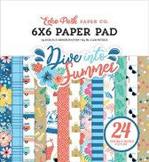Echo Park Dive Into Summer 6x6 Inch Paper Pad (DIS210023)