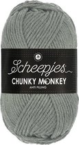 Scheepjes Chunky Monkey 100g - 1099 Mid Grey - Grijs