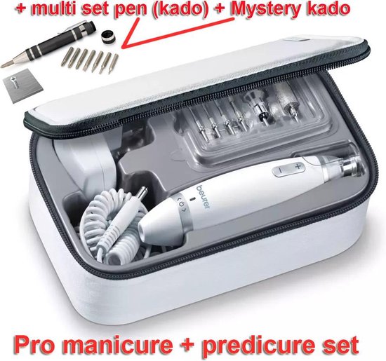 Beurer MP62 Manicure / Pedicure Set + onze aparte kado (Multi set pen!)  nieuwere ... | bol.com