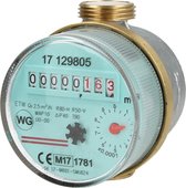 Wassser Geräte Watermeter - warmwater - 3/4" 130mm