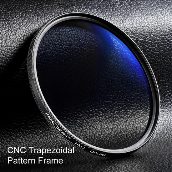 K&F Concept 62mm CPL circulair polarisatiefilter HMC slim