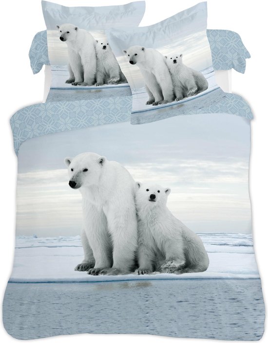 Vision Flannel - Polar Bear - dekbedovertrek 240x220cm