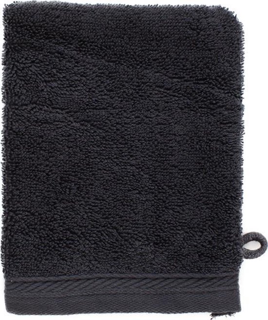 Gant de toilette The One Towelling - 16 x 21 cm - 100% coton biologique - Avec boucle de suspension - 550 gr/m2 - Anthracite