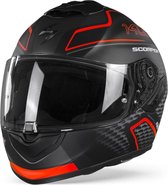 Scorpion EXO-1400 Air Galaxy Matt Neon Red  Integraalhelm - Motorhelm - Maat XL