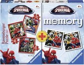 Ravensburger Spider-man 3-in-1 Puzzel 25+36+49 Stukjes met memory spel