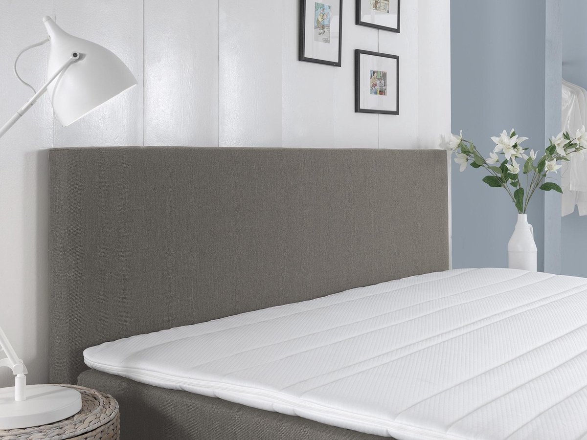 Anno 1588 VEDO Boxspringset - Pocketvering - Luxe Topper - Inclusief Dekbed en Kussens - Beige - 160x200 cm