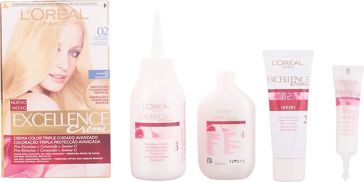 Permanent Dye Excellence L'Oreal Expert Professionnel Ultra light golden blonde