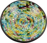 Bowl mosaic soft multicolor XL - 37x37x10 cm - Multicolour - India - Sarana - Fairtrade
