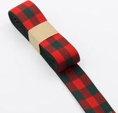 5 METER Tartan Elastiek 40mm