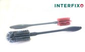 InterFixo - Afwasborstel - Siliconen - Grijs