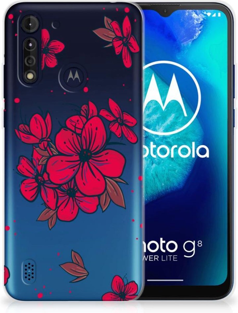 Motorola Moto G8 Power Lite TPU Case Blossom Red