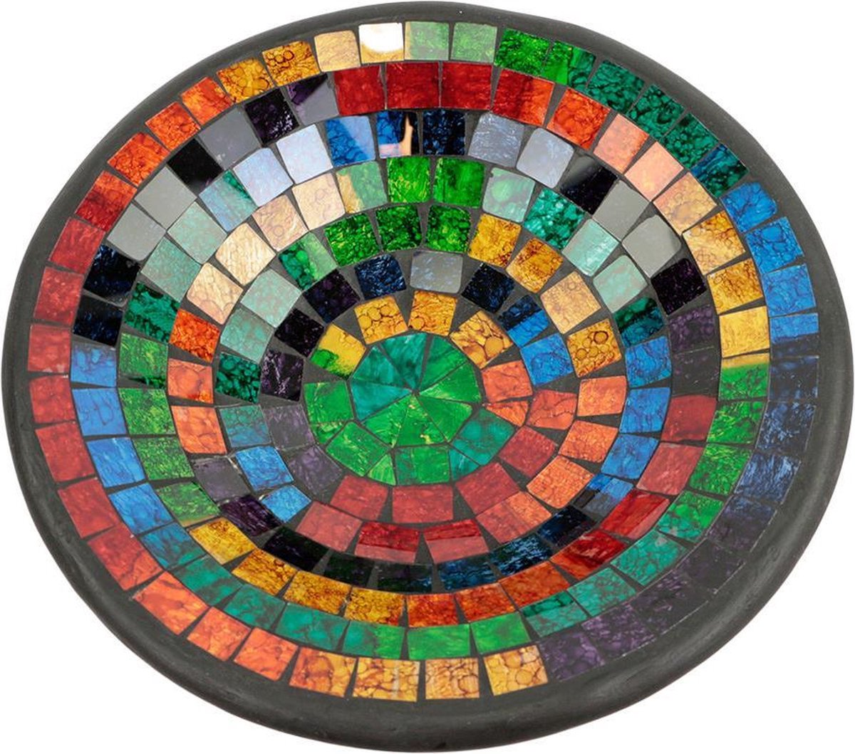 Bowl mosaic rainbow L