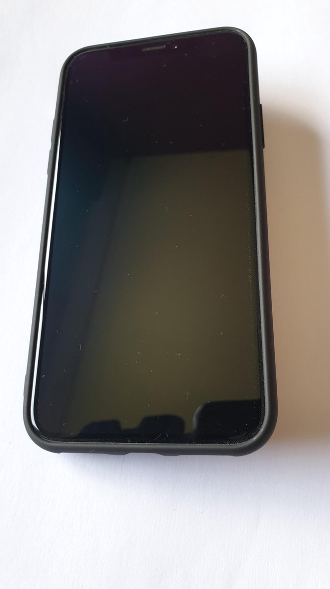 De Digitale Oplosser Telefoonhoesje - Back Cover - Geschikt Voor Apple IPhone Xs - Zwart