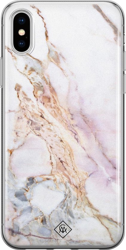 Casimoda Telefoonhoesje - Back Cover - Geschikt Voor Apple IPhone Xs - Roze  | bol.com