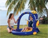 Raket Zwembad - opblaasbaar - Met fontein - Speelbad - Waterpret - Waterstralen - 3-6 jaar
