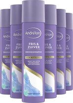 Andrélon Droogshampoo Fris & Zuiver - 6 x 245 ml - Voordeelverpakking