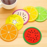 Fruit Onderzetters - Siliconen - 6 stuks