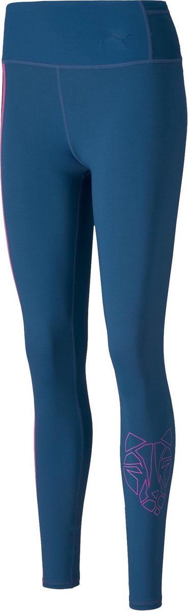 PUMA Train High Rise 7/8 Tight Digi- Vrouwen Blauw