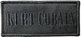 Kurt Cobain Patch Logo Zwart