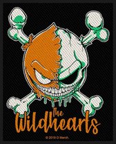 The Wildhearts Patch Green Skull Zwart