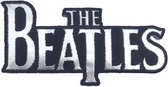 The Beatles - Silver Drop T Logo Patch - Zilverkleurig/Zwart