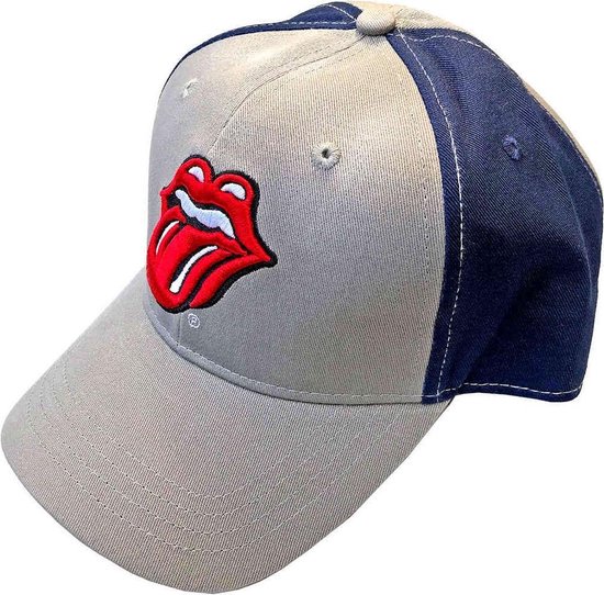 Casquette de Baseball Rolling Stones Classic Tongue Gris / Bleu