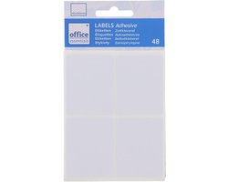 Office Essentials etiketten / labels - 48 stuks - 40 x 50 mm