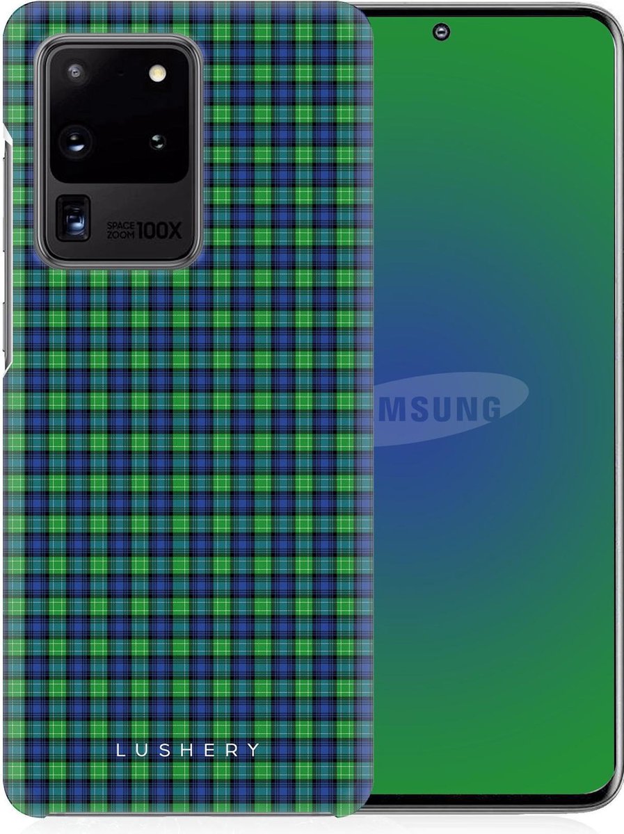 Lushery Hard Case voor Samsung Galaxy S20 Ultra - Touch of Tartan
