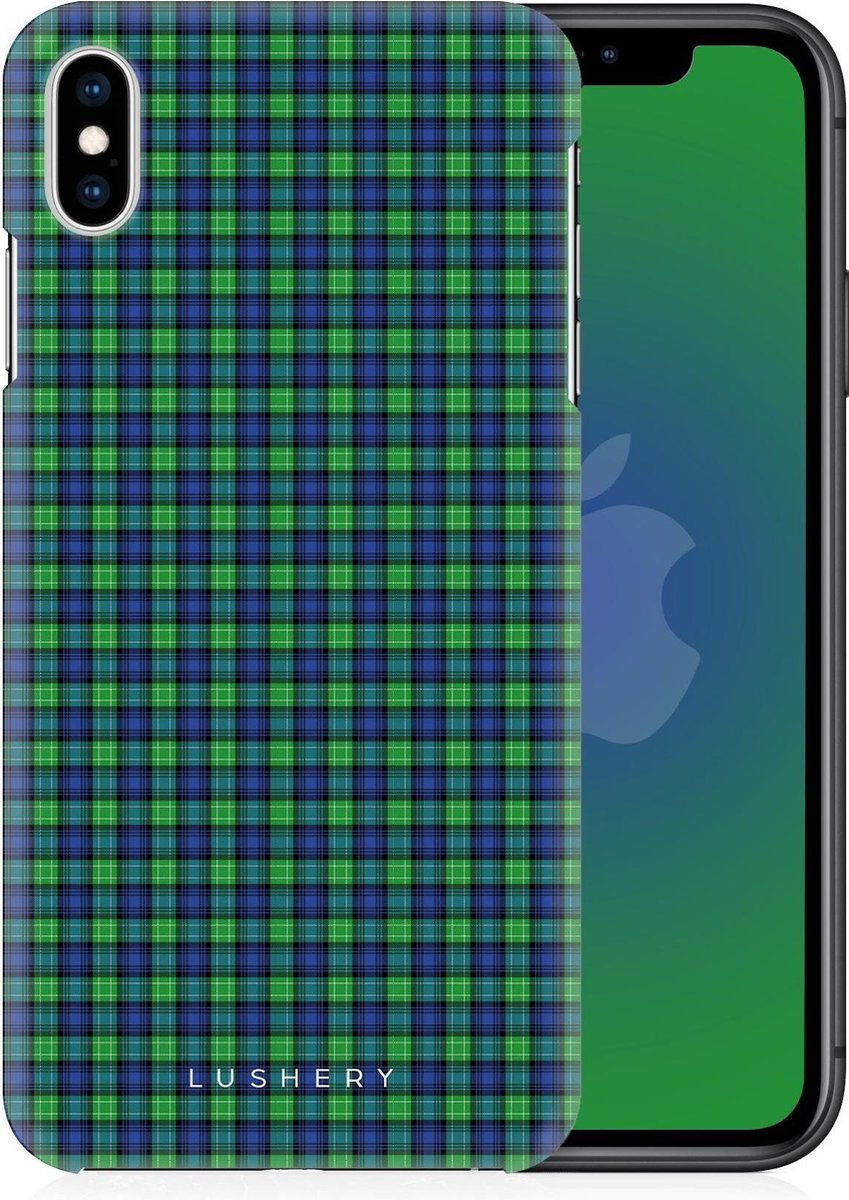 Lushery Hard Case voor iPhone Xs Max - Touch of Tartan