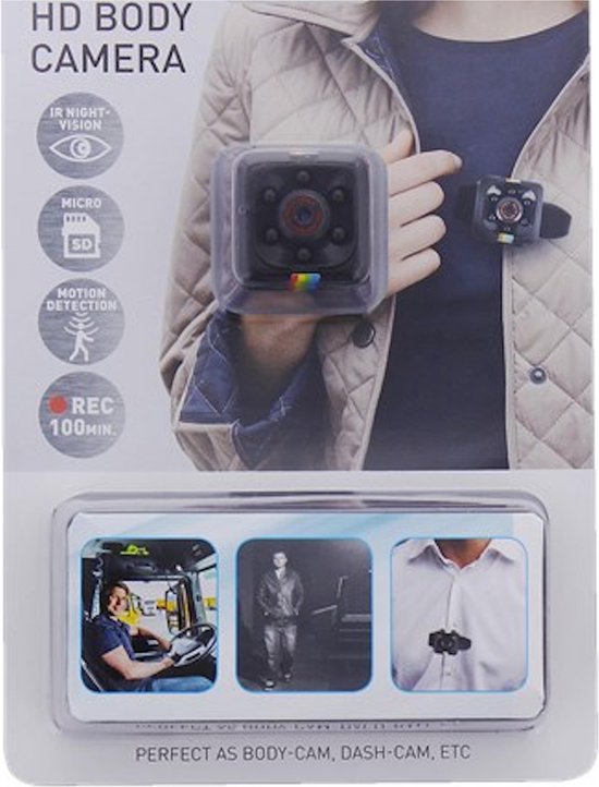 S&C - Bodycam HD cam camera 720p actioncam | bol.com